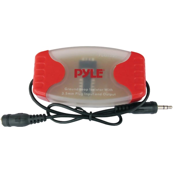 Pyle Stereo Audio 3.5mm to 3.5mm Ground Loop Isolator PLGI35T